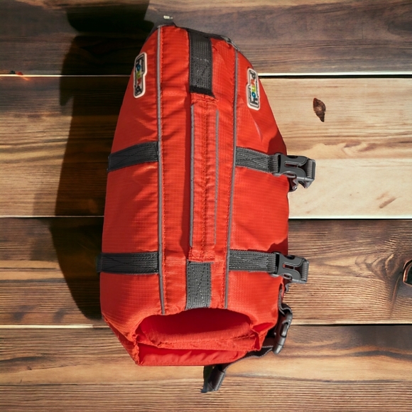 ๐พ Orange Dog Life Jacket, Small - Picture 2 of 10